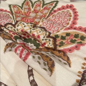 2 custom Triple Pinch Pleat  fully lined drapery panels 94” by 34 inches wide .